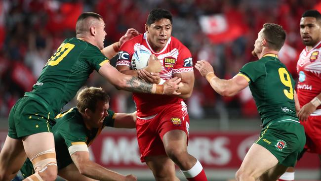 Tonga have beaten Australia, New Zealand and Great Britain in the last few years. Photo by Fiona Goodall/Getty Images.