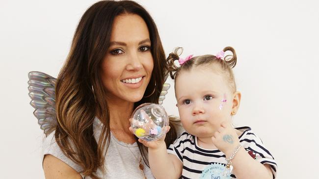 Mrs Clarke has had a baby, Kelsey Lee, and has also focused on building her candle business since leaving the inner circle of Test cricketers’ wives and girlfriends. Picture: Justin Lloyd