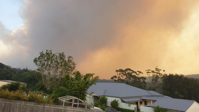 Lake Conjola lost 89 homes in the bushfires. Picture: Kim Harper