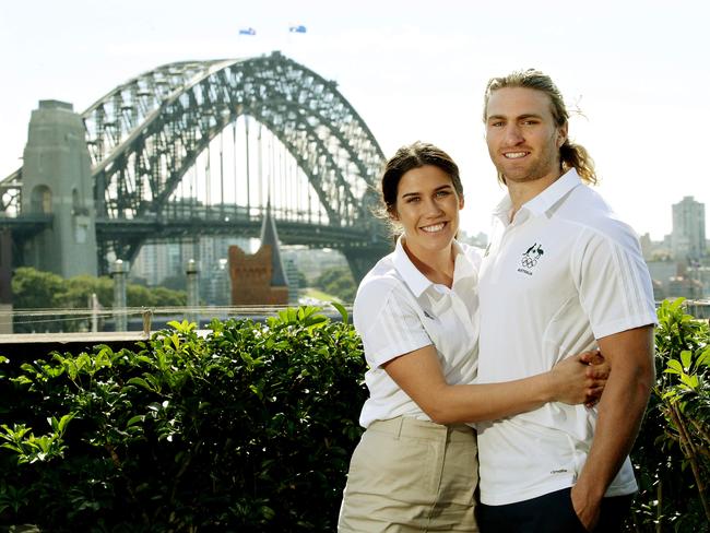 Australia's rugby sevens couple Lewis Holland and Charlotte