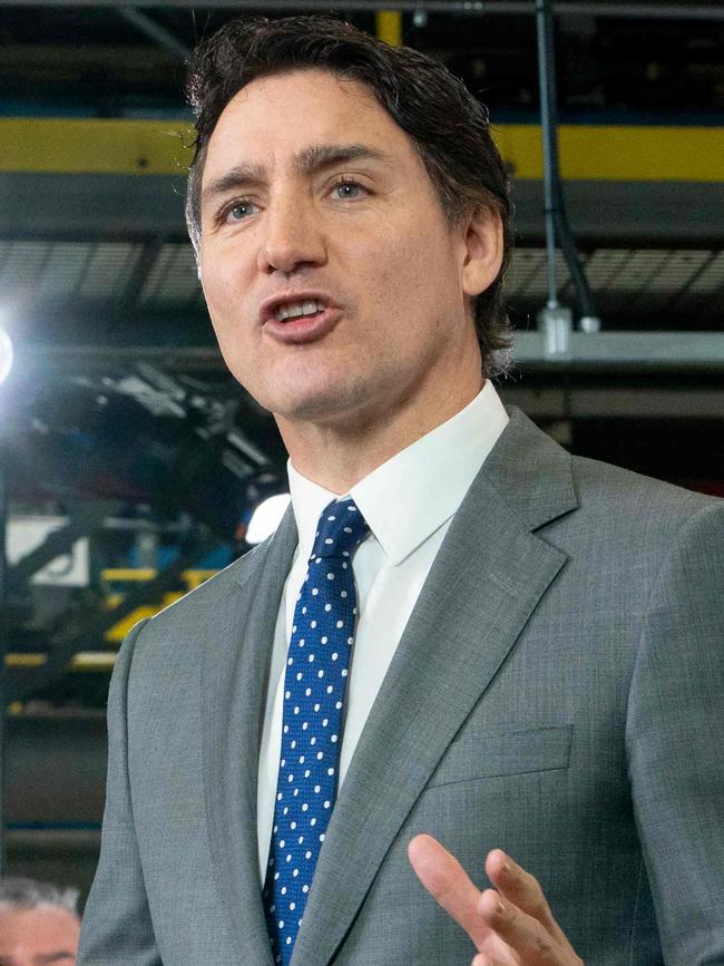 Canadian Prime Minister Justin Trudeau. Picture: Peter Power