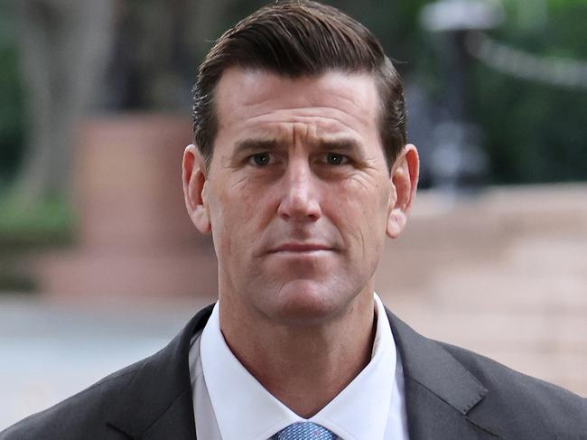 SYDNEY, AUSTRALIA - NewsWire Photos APRIL 26, 2022: Ben Roberts-Smith pictured as he arrives at federal court, Sydney CBD. Trial continuing in defamation case between former war hero and Nine News and its journalists.Picture: NCA NewsWire / Damian Shaw