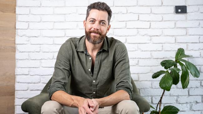 Former Australian Idol host James Mathison is running for state politics for the Legalise Cannabis Party. Picture: Darren Leigh Roberts