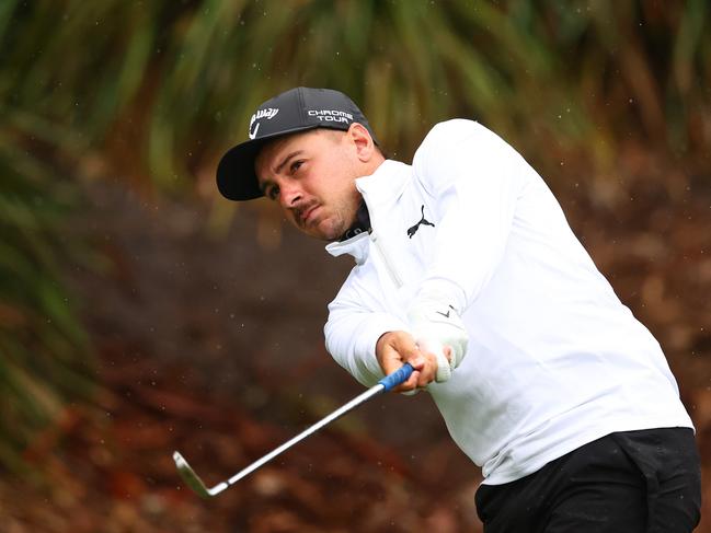 Mudadana will enter the final round of the Sandbelt Invitational with a share of the lead with pro David Micheluzzi. Picture: Getty Images