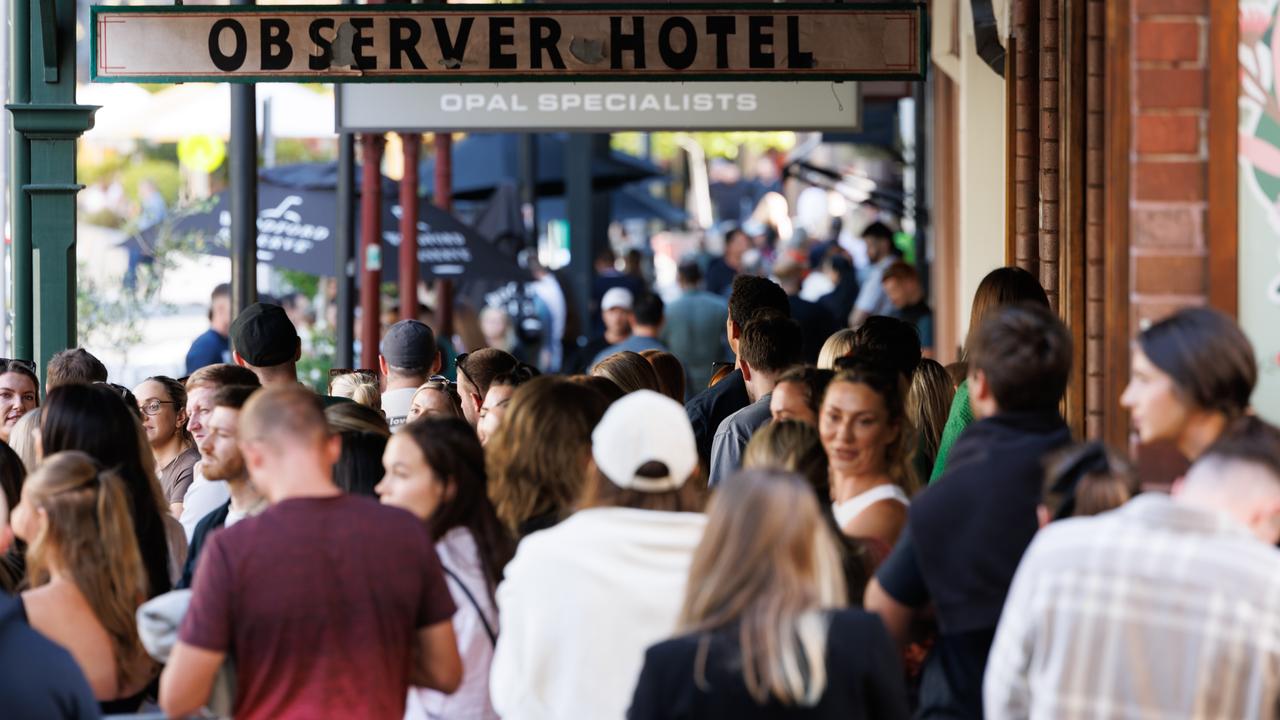 Fans flooded the Rocks when he staged a pop-up show at an Irish pub last year. Picture: NCA