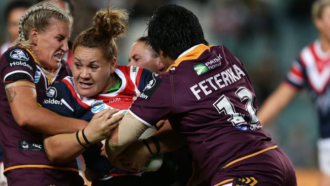 Sydney Roosters Elianna Walton during their  game against the Brisbane Broncos at Allianz Stadium. Pic: Jonathan Ng