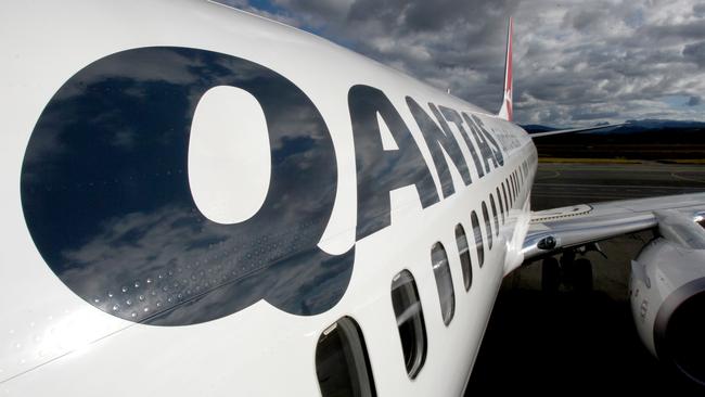 Qantas plane.