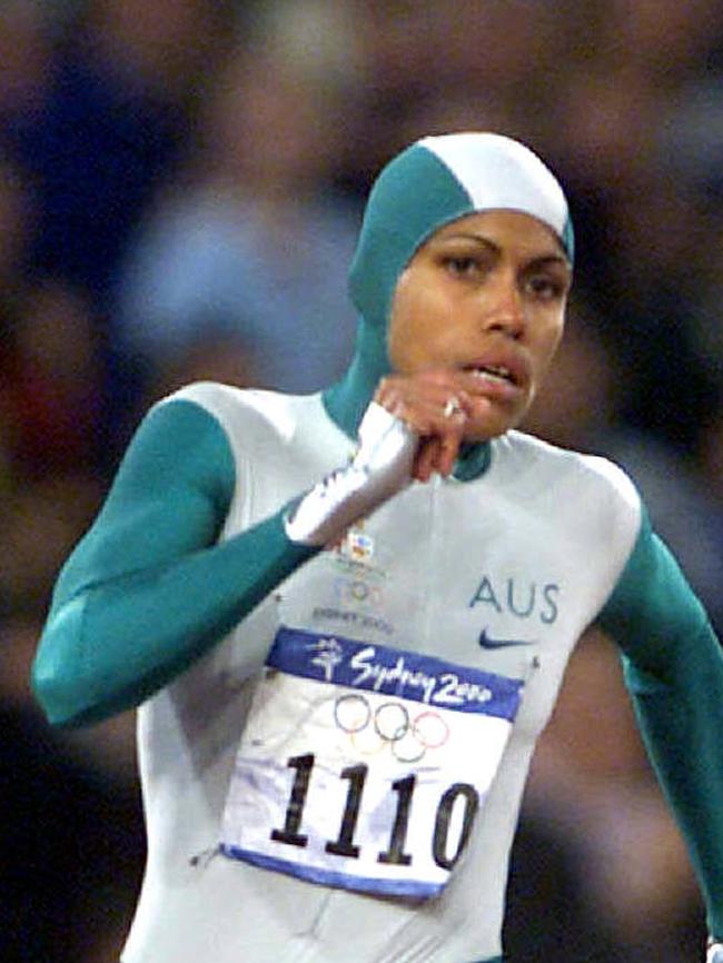 C’mon kids, try and outrun Cathy Freeman.