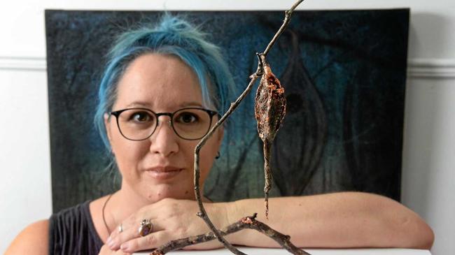 GOOD POINT: Local artist Kylie Stevens said she she would be devastated if the arts awards was to close. Picture: Rob Williams