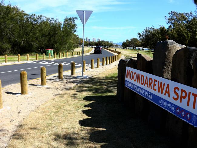 Gold Coast Waterways upgrade at The Spit to try and stop overnight campers staying in the area - General pictures of Moondarewa Spit at Doug Jennings park Photo: David Clark