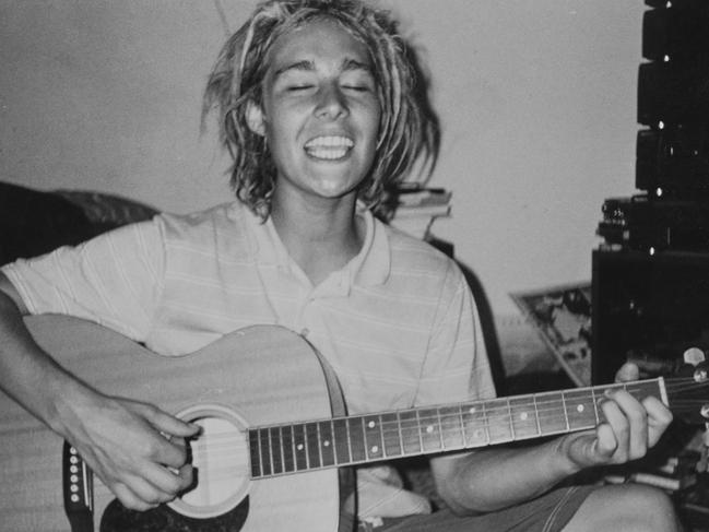 Daniel Johns in his teens. Picture: Supplied