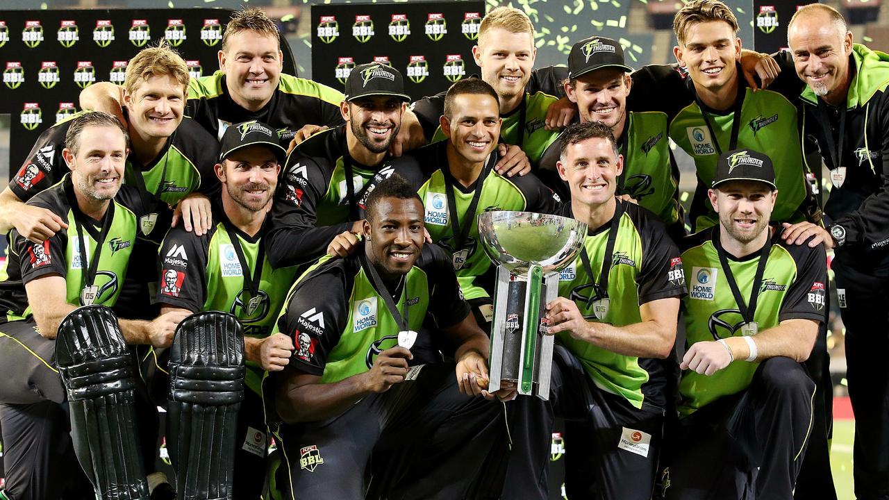 Big Bash League Final 2016 BBL05 Sydney Thunder defeat Melbourne Stars