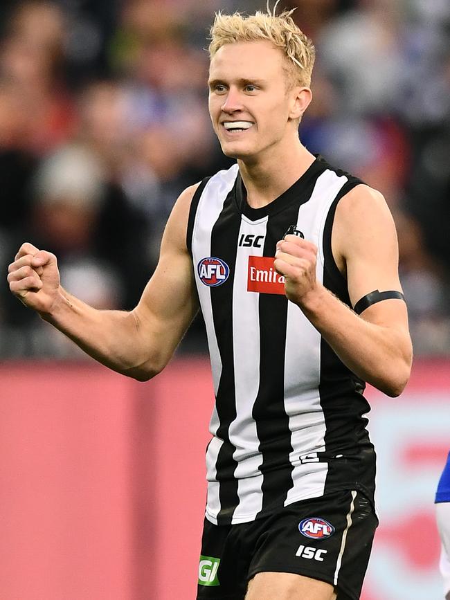 Jaidyn Stephenson was among the best on ground against Melbourne. Picture: Getty Images