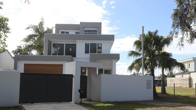 This nearly-completed home on Monaco St does not have development approval. Picture Mike Batterham