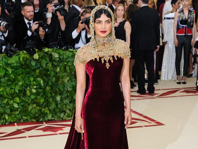 Priyanka Chopra at the Met Gala. Picture: Christopher Smith/AdMedia/Sipa U/MEGA