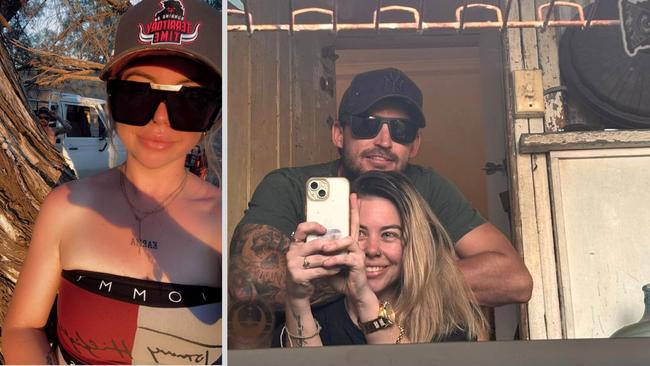 Western Downs man Tyran Norford posted photos of himself and missing woman Tayla Spies to Facebook on Wednesday, February 5, with an appeal for information on her whereabouts. Picture: Social media