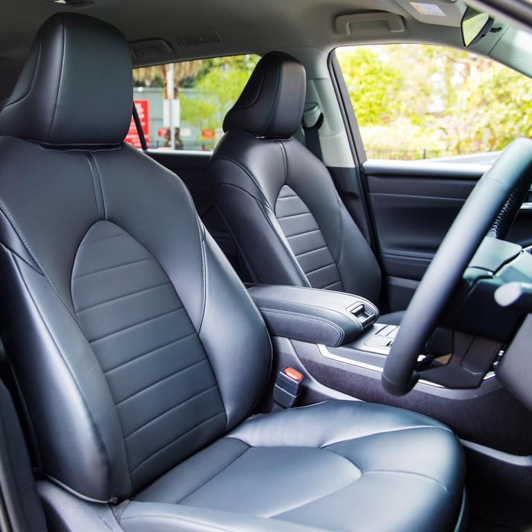 Inside the Toyota Kluger GXL is comfortable and spacious.