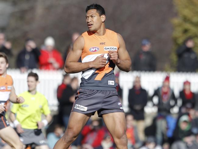 Israel Folau in action for GWS.