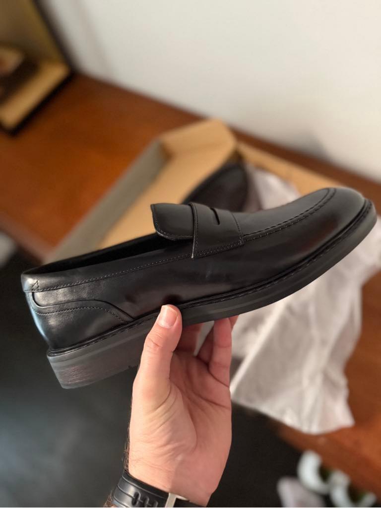 Clarks Craftarlo Lo Shoes in Black. Picture: Troy Nankervis