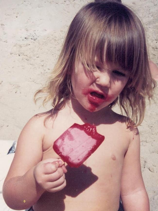 Fenella McCall as a child.