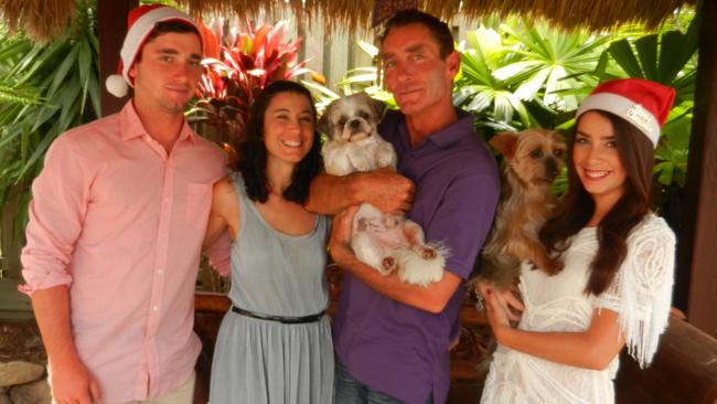 The Sutton family's last Christmas together: Joseph, Mary, Patrick and Emilia. 