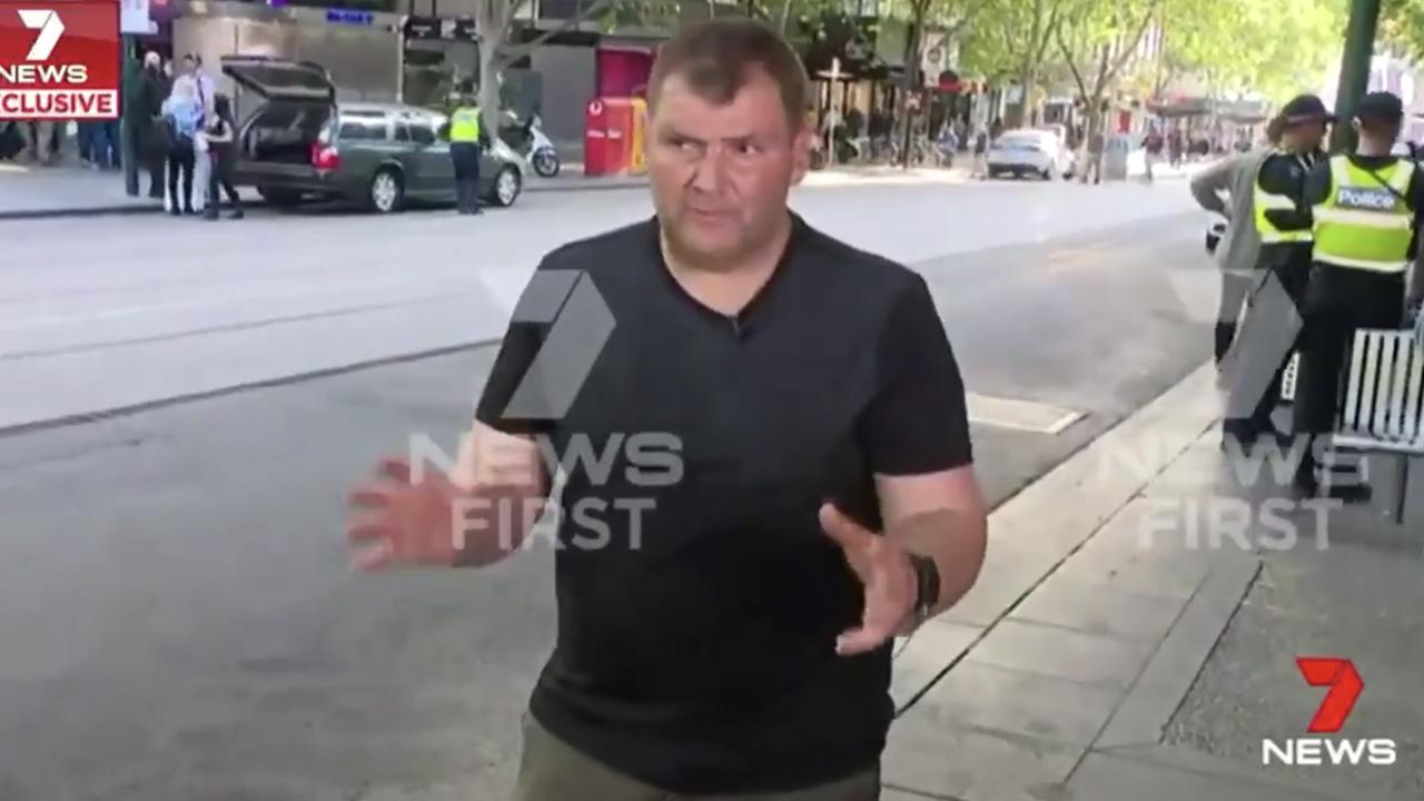 Michael Rogers, dubbed “Trolley man”, spoke to 7 News about the ordeal.