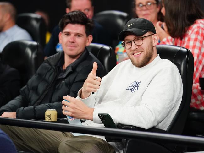 Jock Landale was at Melbourne United's last home game of the regular season. Picture: Melbourne United Media