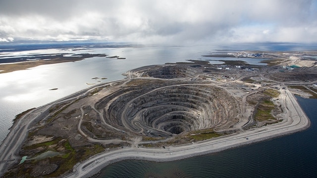 Rio Tinto's Diavik mine is located south of the Arctic Circle. Picture: Supplied