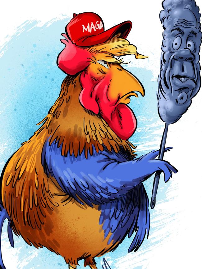 New York Governor Andrew Cuomo’s leadership has melted down under sexual harassment allegations. Donald Trump’s harshest critic proving just how easy it is to go from Rooster to feather duster in politics. Picture: Terry Pontikos