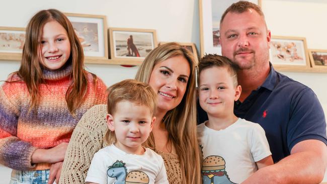 NEWS ADVDanielle Pudovkin, Xavier and FamilyDanielle and Andrew Pudoxkin with their kids Benji 1,  Isabelle 8 and Xavier 6.Xavier has relapsed neuroblastoma and his treatment wonÃ¢â¬â¢t be covered by the government.Image/Russell Millard Photography