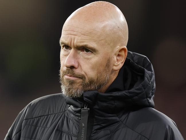 New Manchester United manager Erik ten Hag before a match against Melbourne Victory. Picture: Mike Owen/Getty Images