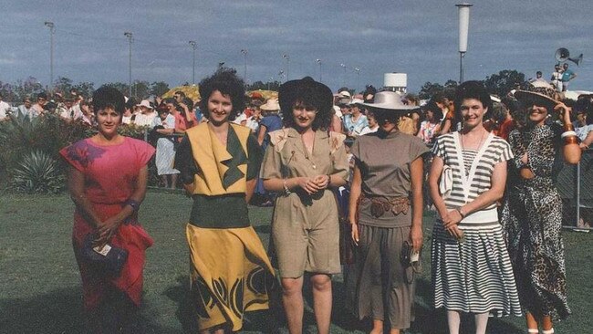 A day at the races in 1986.