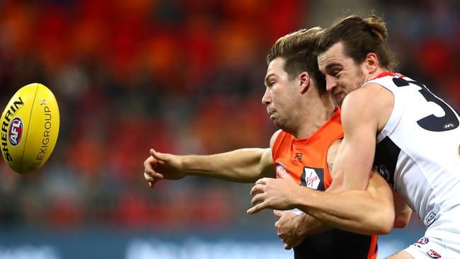 Toby Greene has been a welcome return for the Giants. Picture: Cameron Spencer/Getty Images