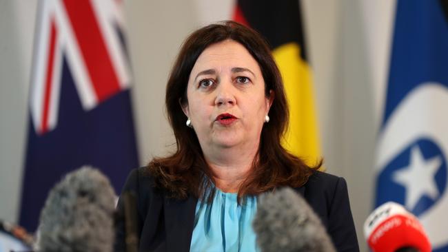 Queensland Premier Premier Annastacia Palaszczuk has announced a three-day lockdown for the country’s third most populous city. Picture: Tara Croser