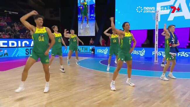 Australian netball team busts out its own version of a haka