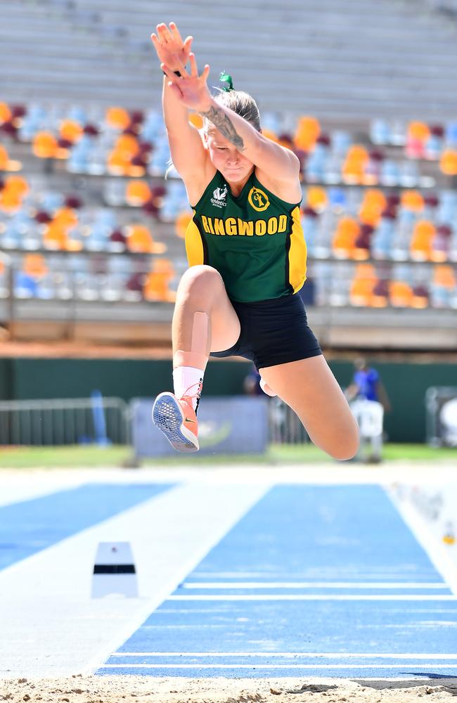 Queensland track and field state titles Saturday March 15, 2025. Picture, John Gass
