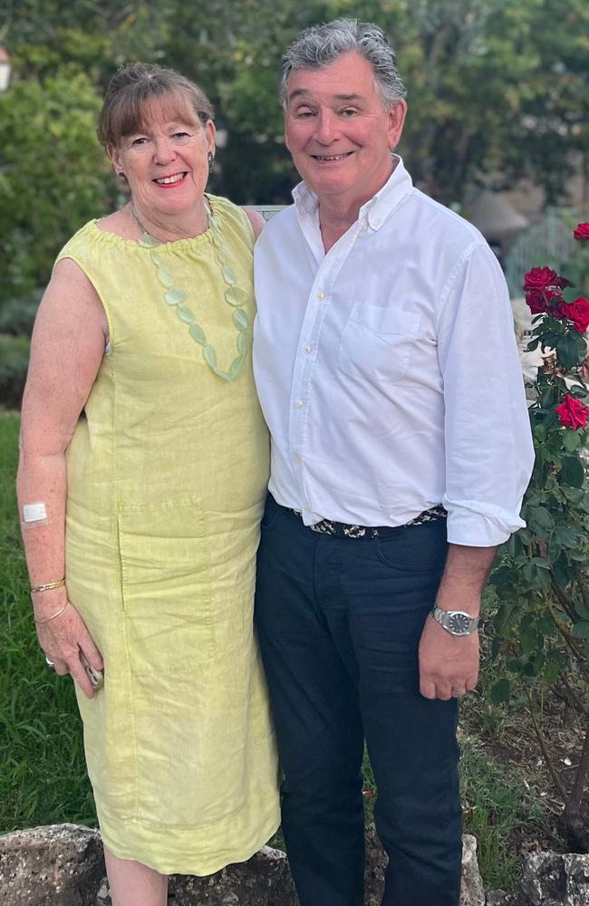 Jonathan and Judy Bloomer died in the sinking of the luxury yacht Bayesian off the coast of Sicily. Picture: Family handout/AFP