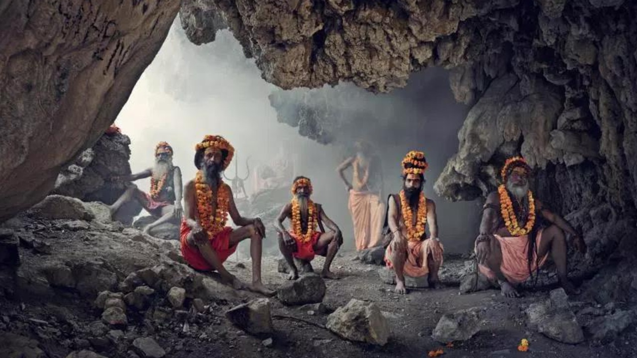 The Sadhus tribe in their cavernous homeland deep within India. Picture: Jimmy Nelson