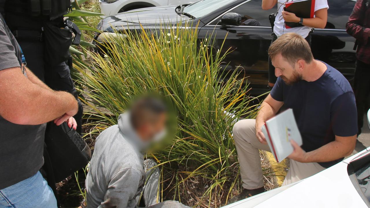 Robbery and Serious Crime Squad detectives have arrested five men following an investigation into the alleged kidnapping of one man, and conspiracy to kidnap another, on Sydney’s Lower North Shore last month. Supplied: NSW Police