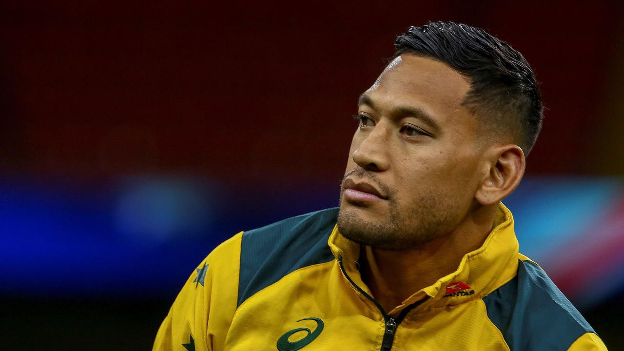 Israel Folau’s lawyers could target key sponsors including Asics and Qantas. Picture: Geoff Caddick/AFP