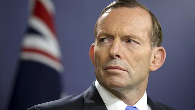 Former prime minister Tony Abbott. Picture: AP