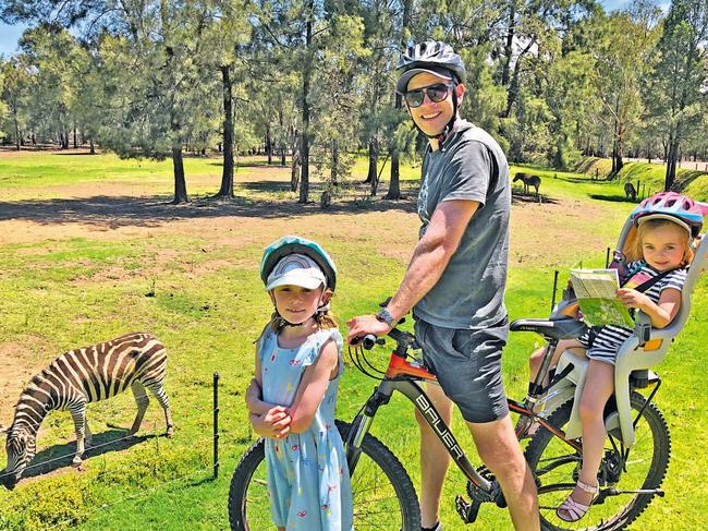 Exploring the zoo by bike is a great way to make it a more active holiday.