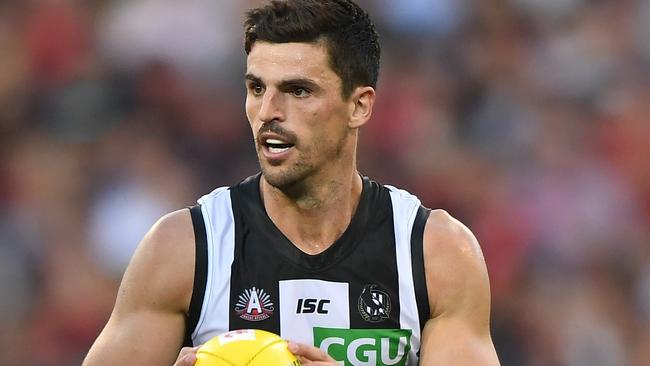 Collingwood champion Scott Pendlebury always brings his A-game to the Anzac Day contest.