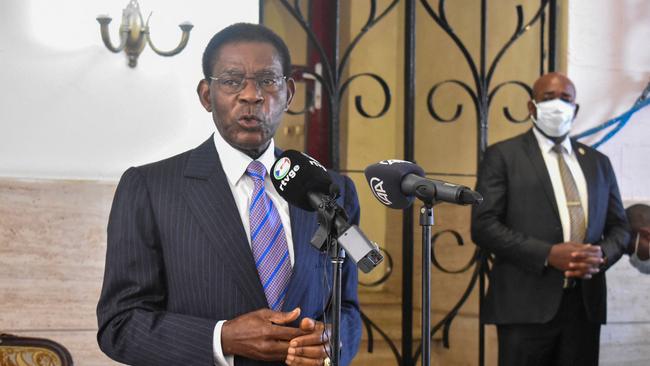 President Teodoro Obiang Nguema Mbasogo. Picture: Samuel Obiang/AFP