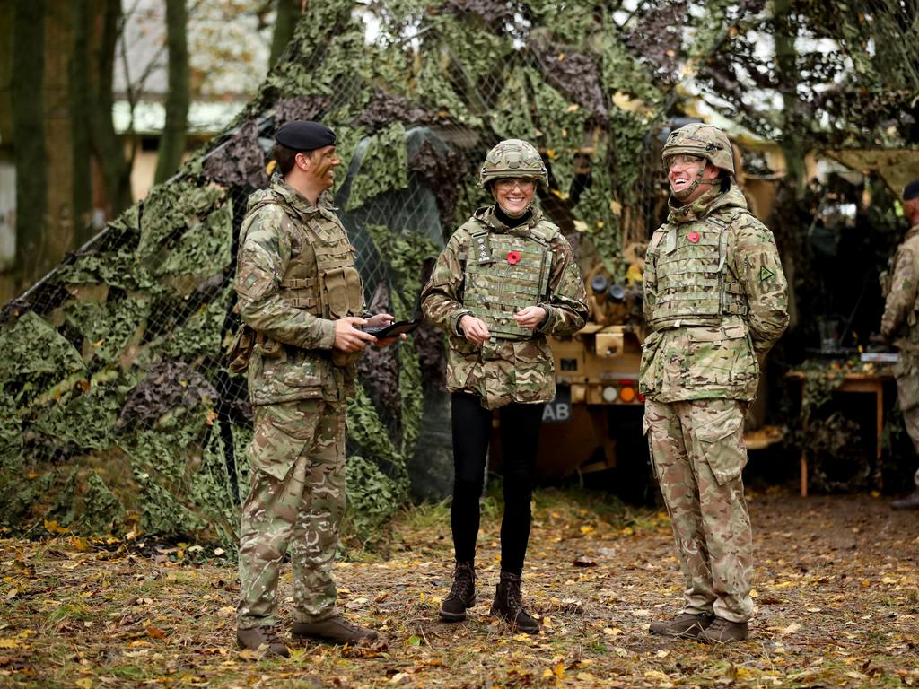 The royal visited the regiment for the first time as their Colonel in Chief. Picture: Getty Images