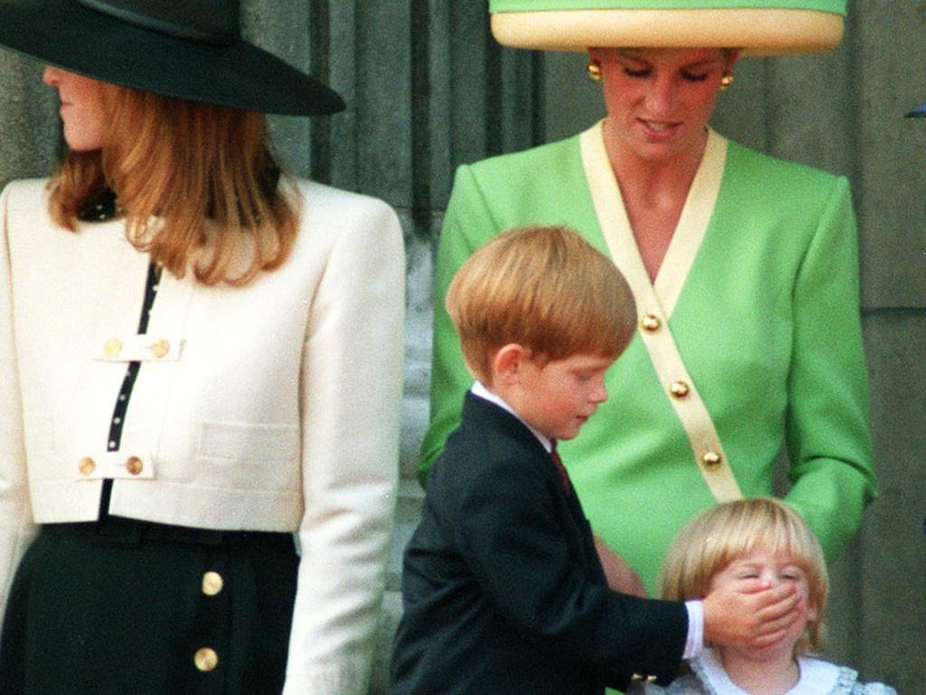 Harry with a young Beatrice.