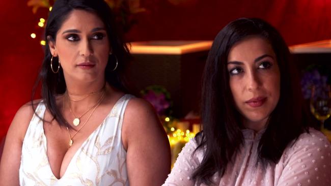 Sonya and Hadil were asked to leave the table in last night’s episode. Picture: Channel 7