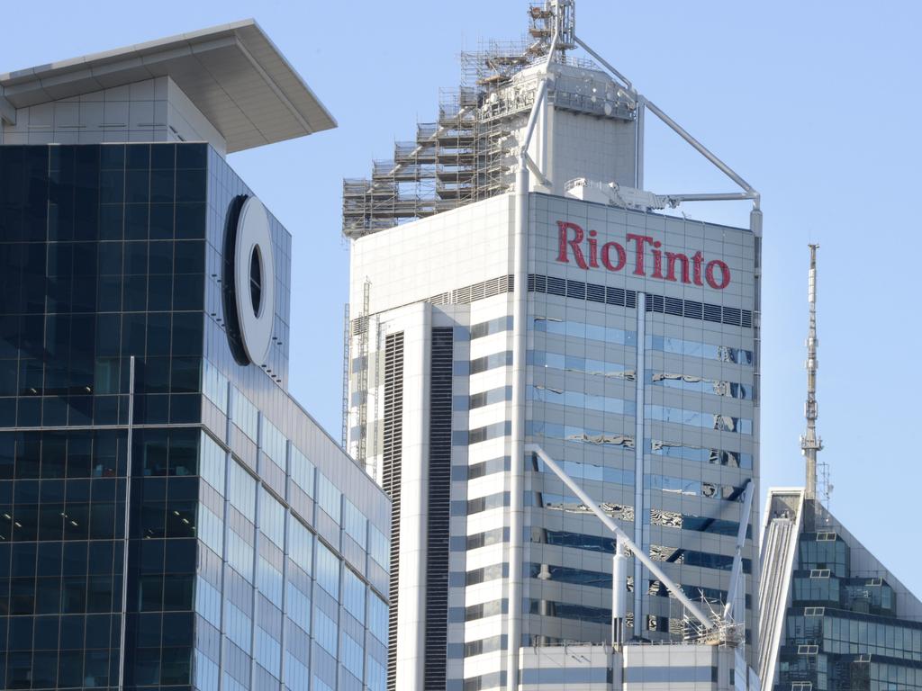 Rio Tinto climbed 2.8 per cent to $135.87. Picture: NewsWire / Sharon Smith