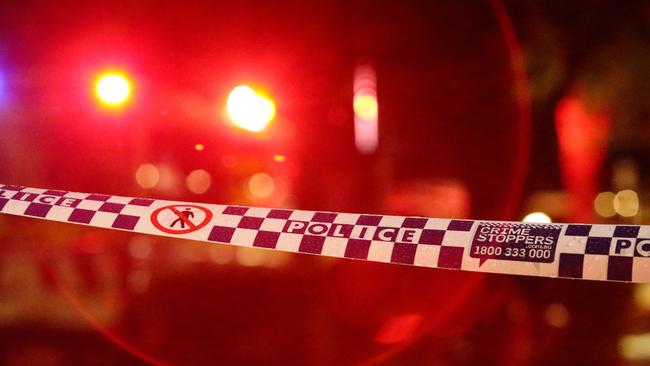 A man has died after becoming trapped inside his vehicle following a two-car crash in southeast Queensland last night.