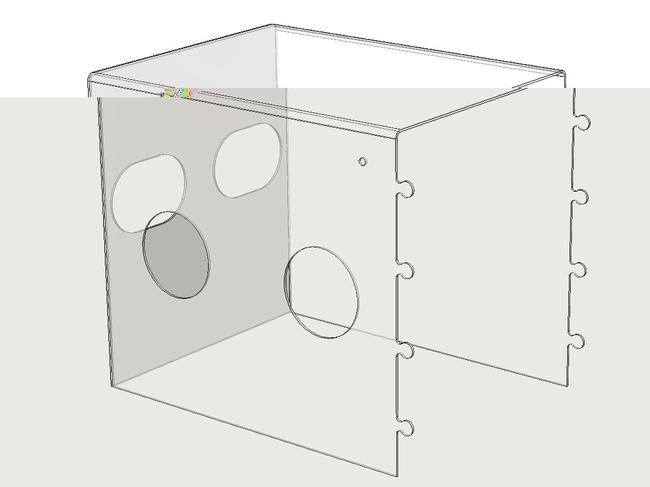 Diagram of Covid box - Supplied 28.08.20